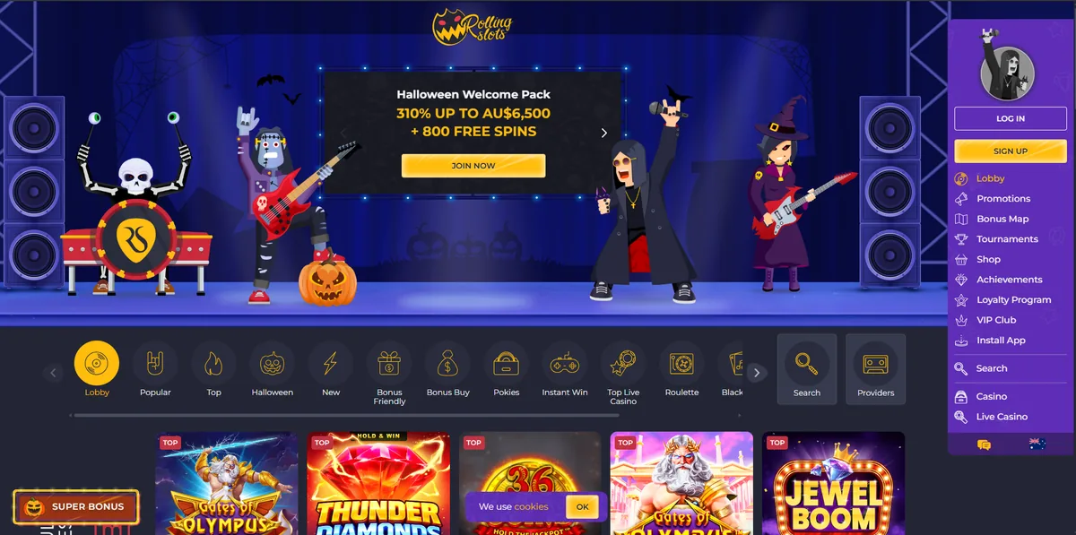 Rolling Slots online casino